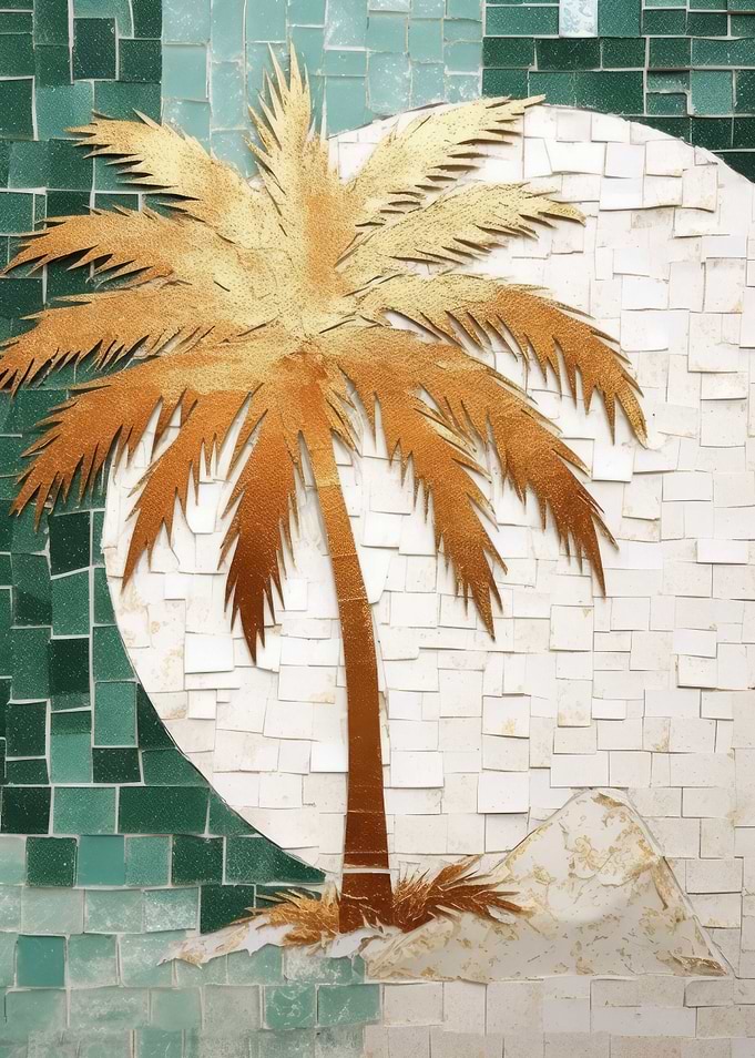Abstract Gold Decor