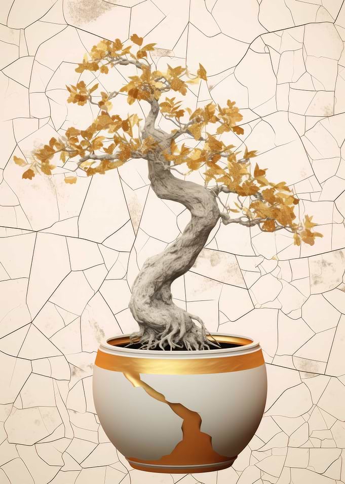 Abstract Gold Decor
