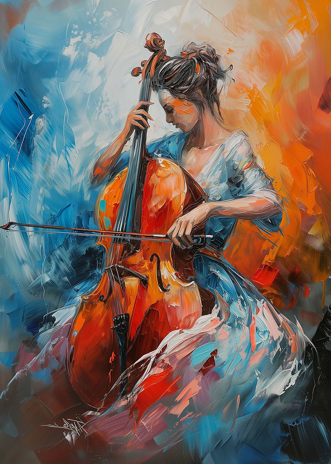 Female Cello Player