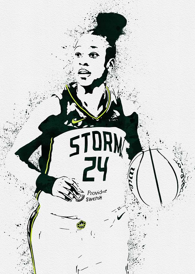 Jewell Loyd Painting