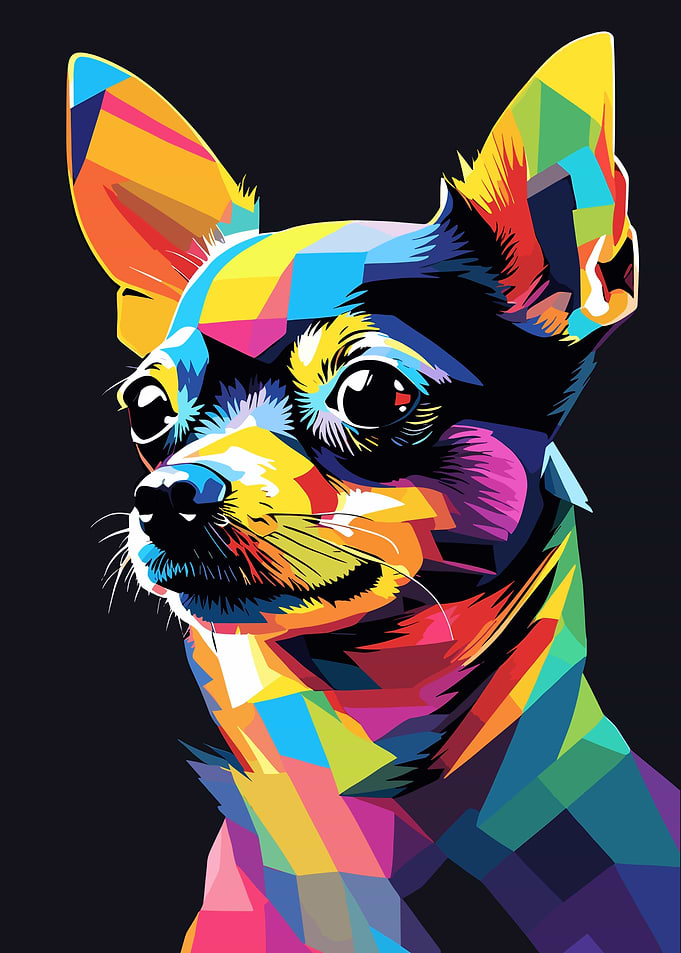 Chihuahua Pop Art
