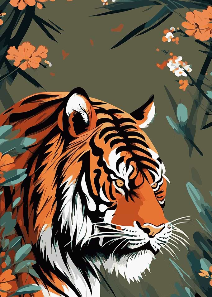 Tiger Chinese Art 2