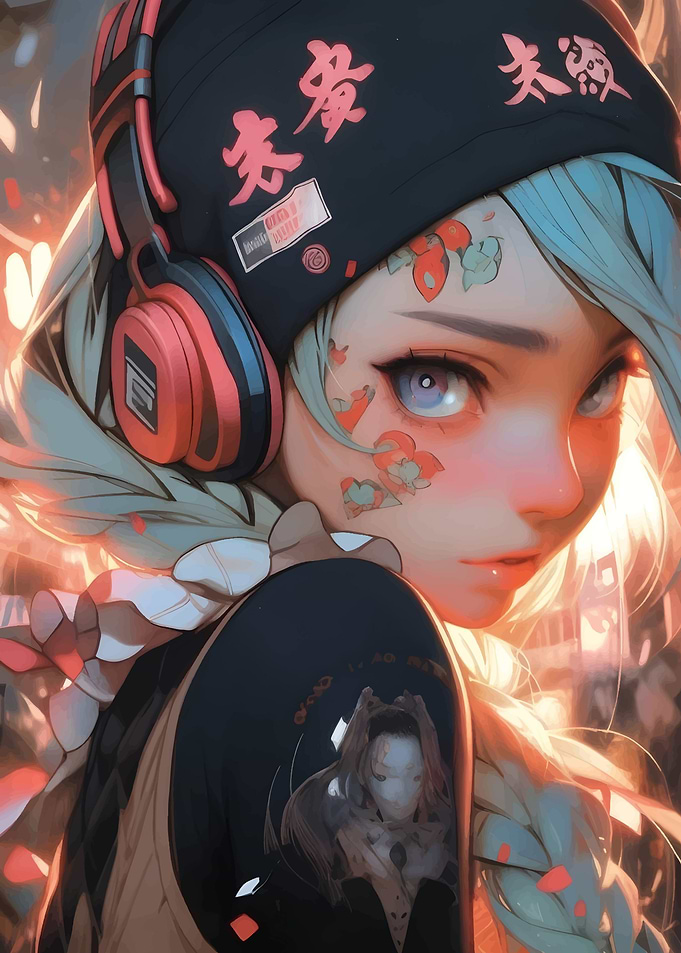 SciFi game girl