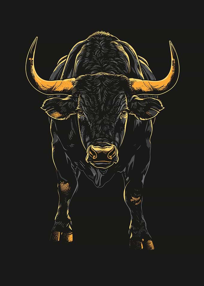 Stock Market Bull Trading