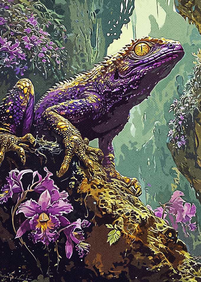 Purple Alien Monster