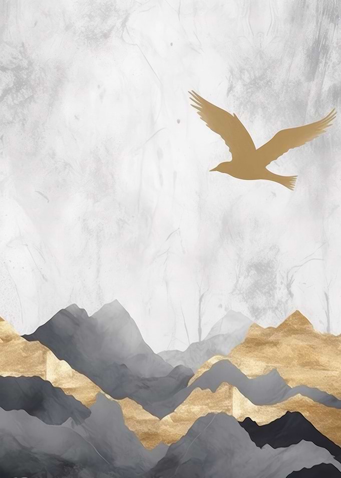 Abstract Gold Decor