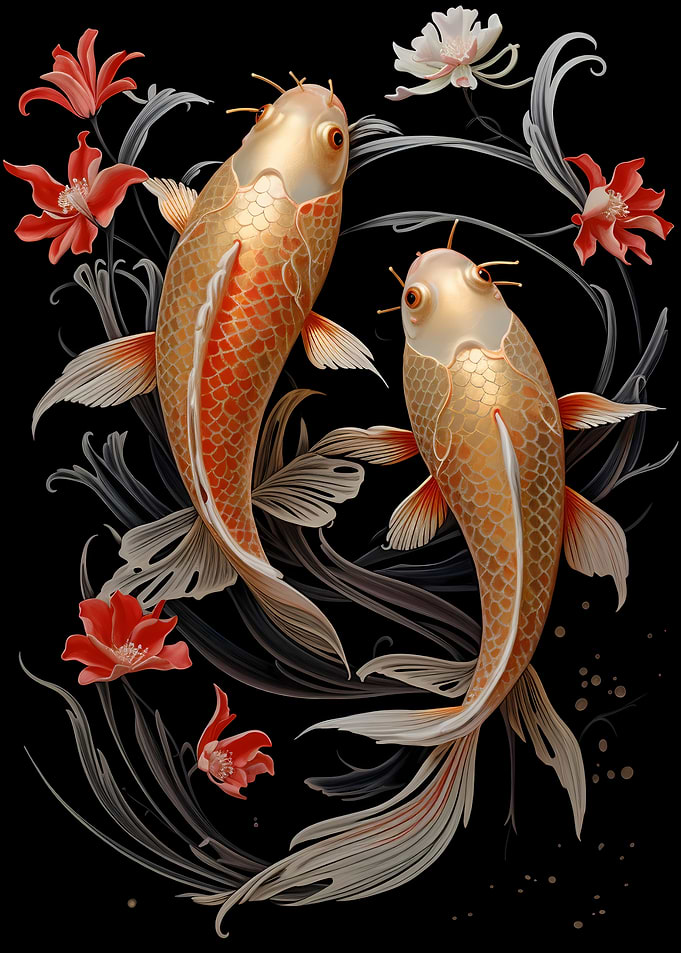 Aesthetic Koi Fish Japan