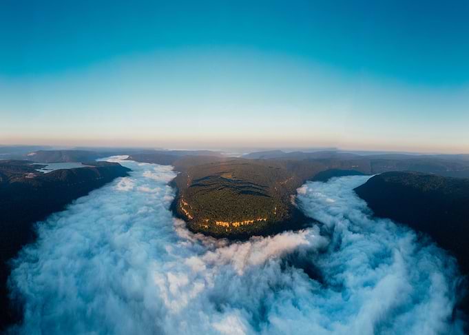 cloud river