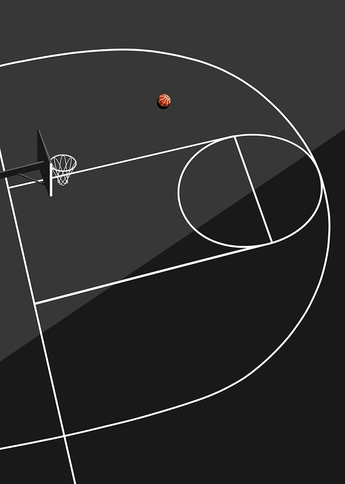 Court basketball