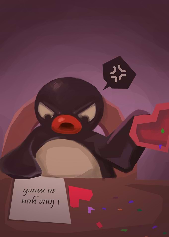 pingu love letter