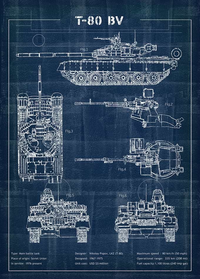 T80 BV Tank