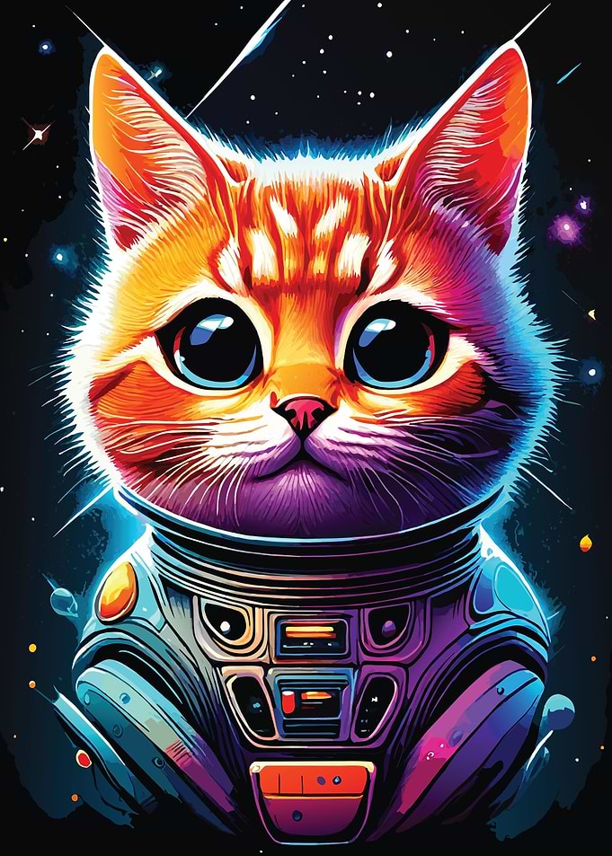 Cute Space Cats