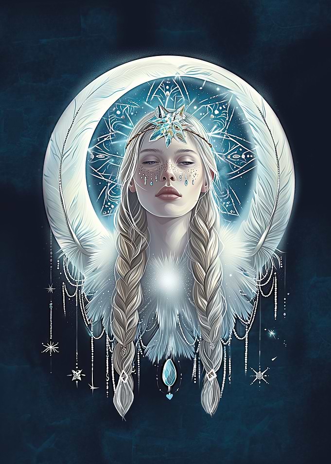 Woman with Dream Catcher