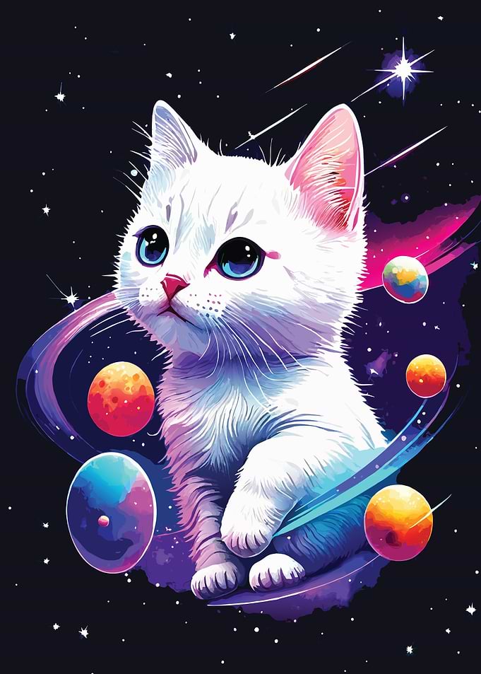 Cute Space Cats