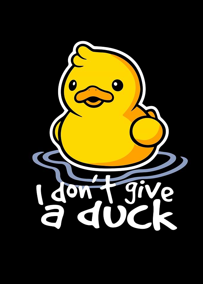 I do not give a duck