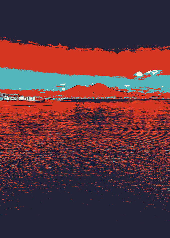 Vesuvio Naples Pop Art
