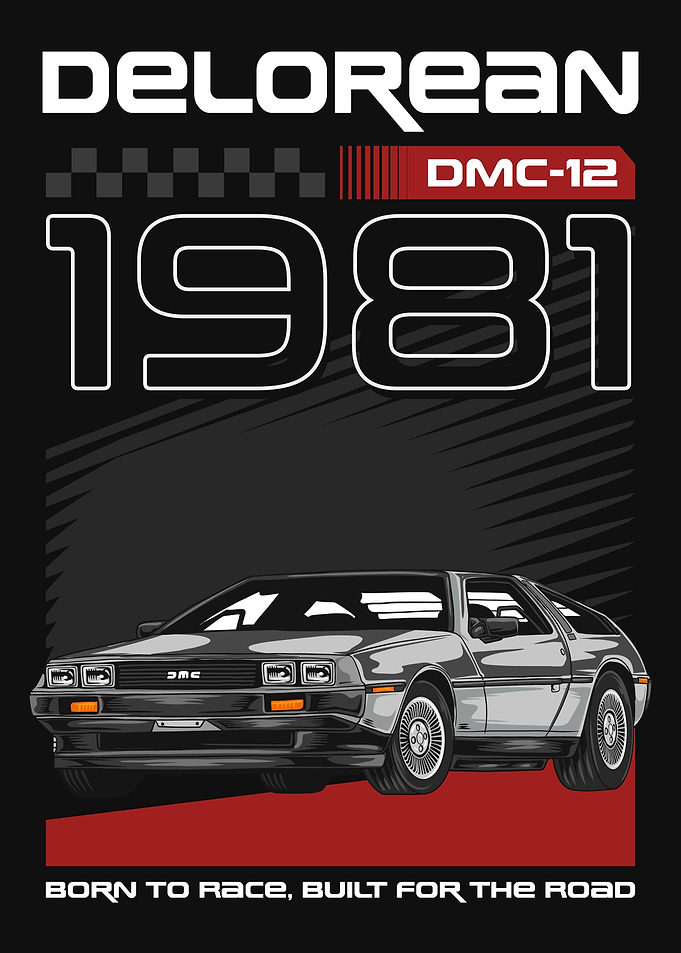 Vintage Time Travel Car