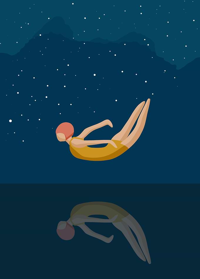 Night swimming