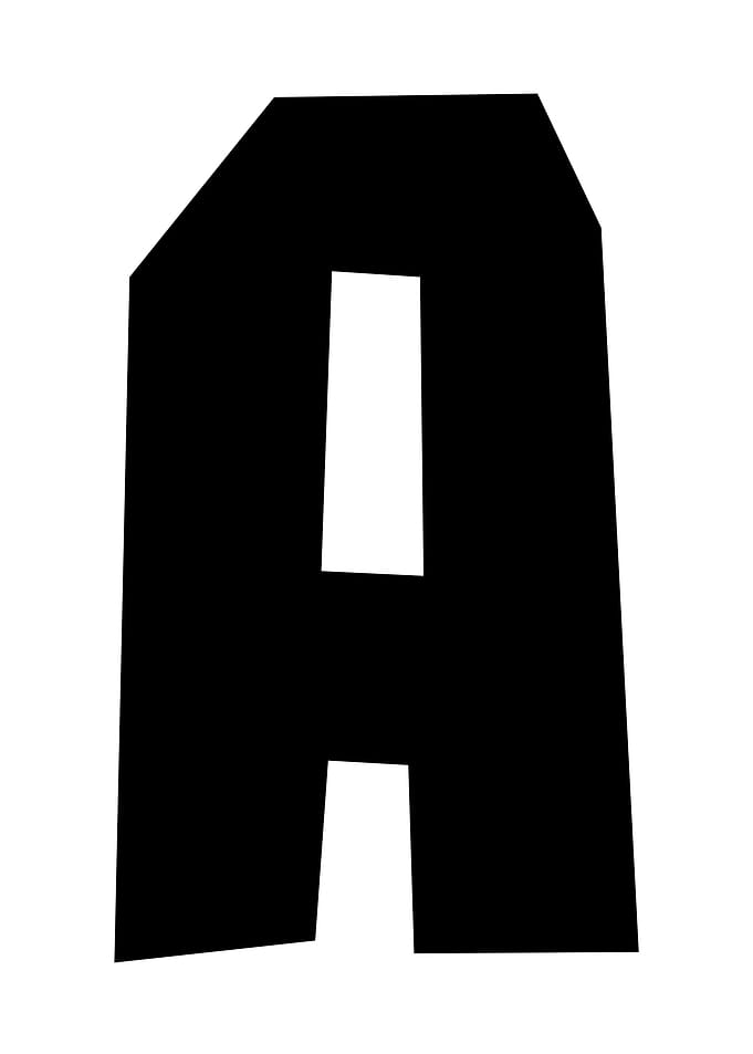 Capital Letter A