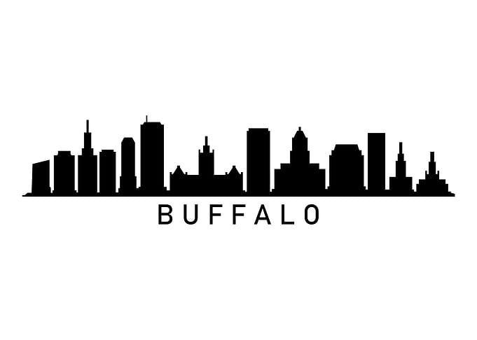 Buffalo skyline