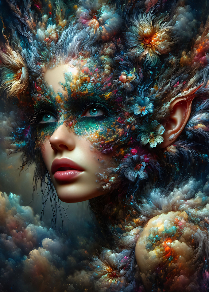 Cosmic Fairy Portrait