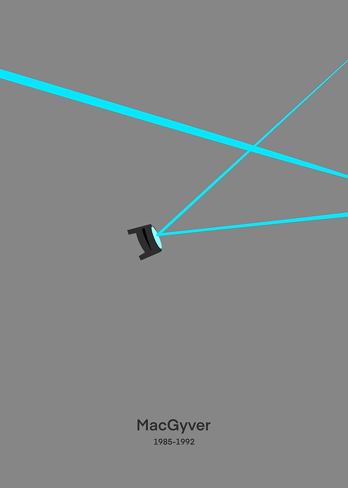 MacGyver minimalist art