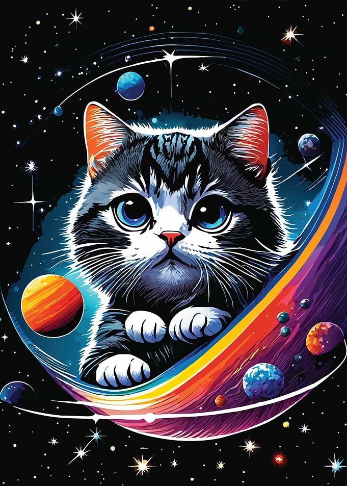 Cute Space Cats