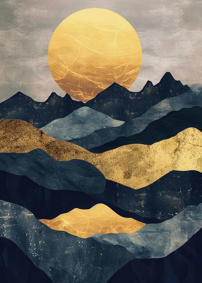 Landscapes Gold Decor