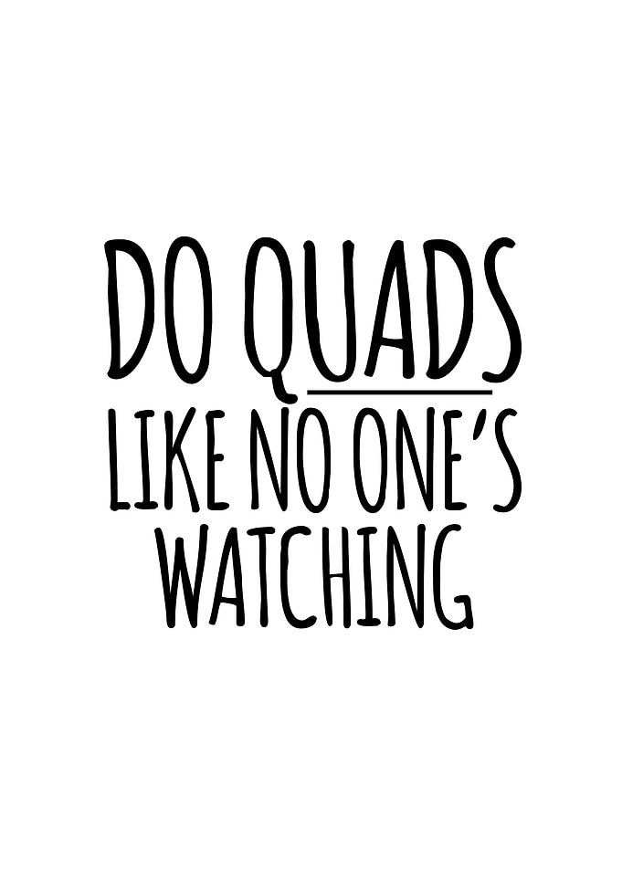 Do quads like no ones