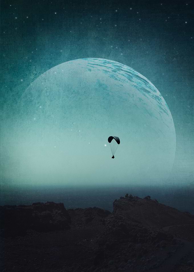 Night Flight Surreal Phot