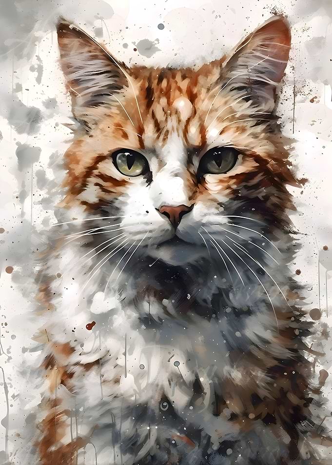 abstrack cat
