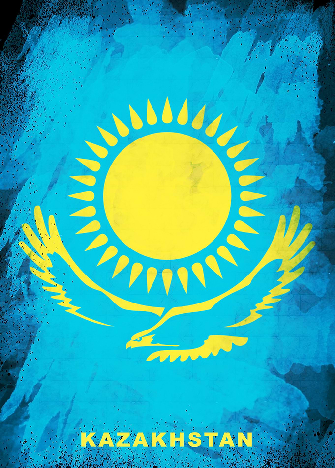 KAZAKHSTAN FLAG