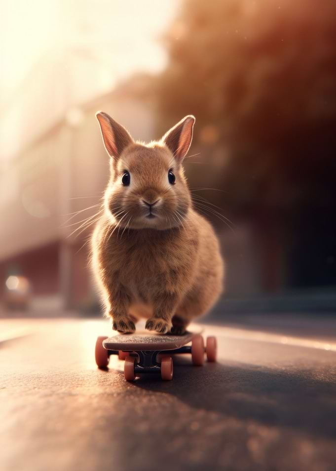 Scating Bunny