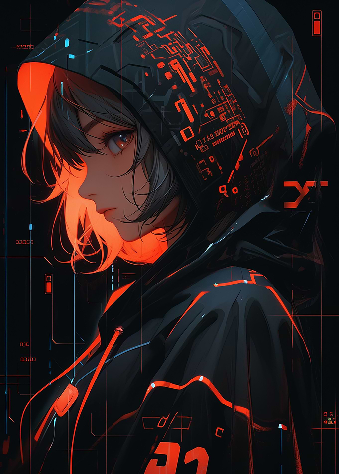 Neon Circuit Shadowrunner