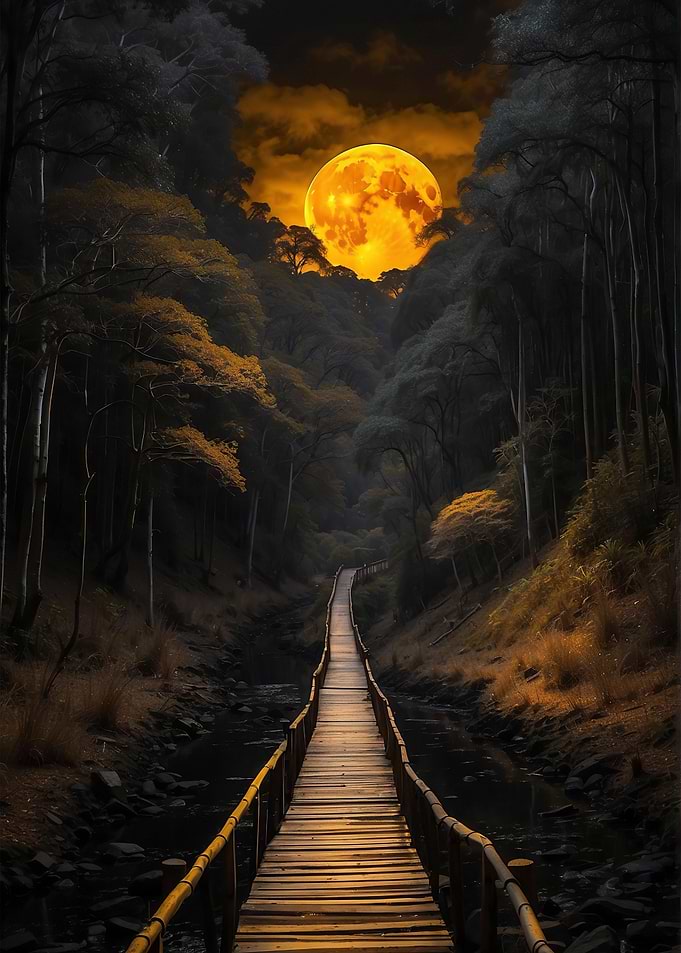 Moonlit Bridge
