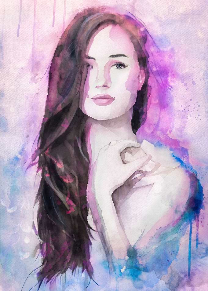 Aquarelle Portrait