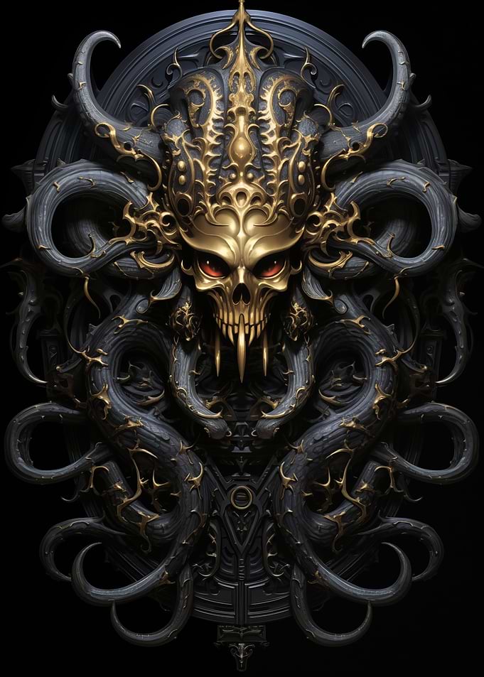 King Kraken Art Deco