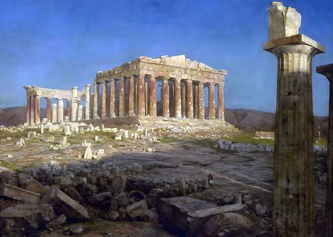 Vintage Parthenon