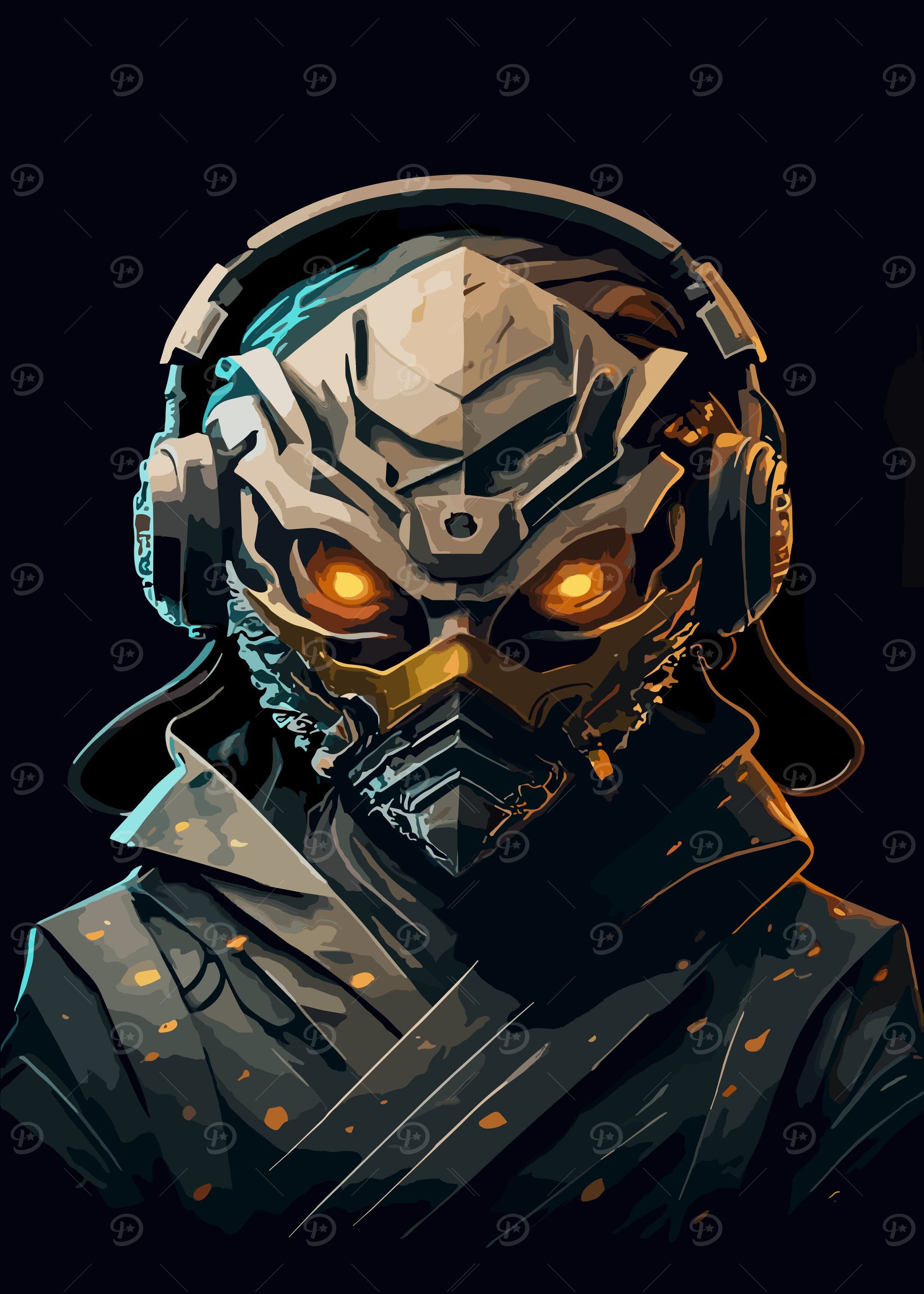 Mask Ninja gaming Headset