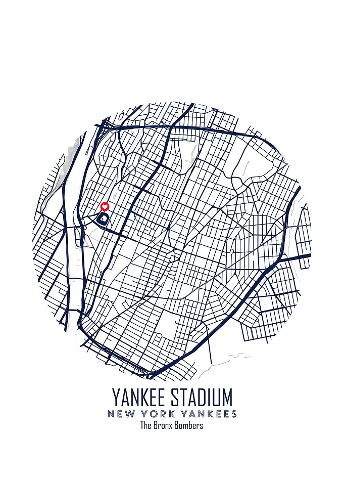 Yankee Stadium Map