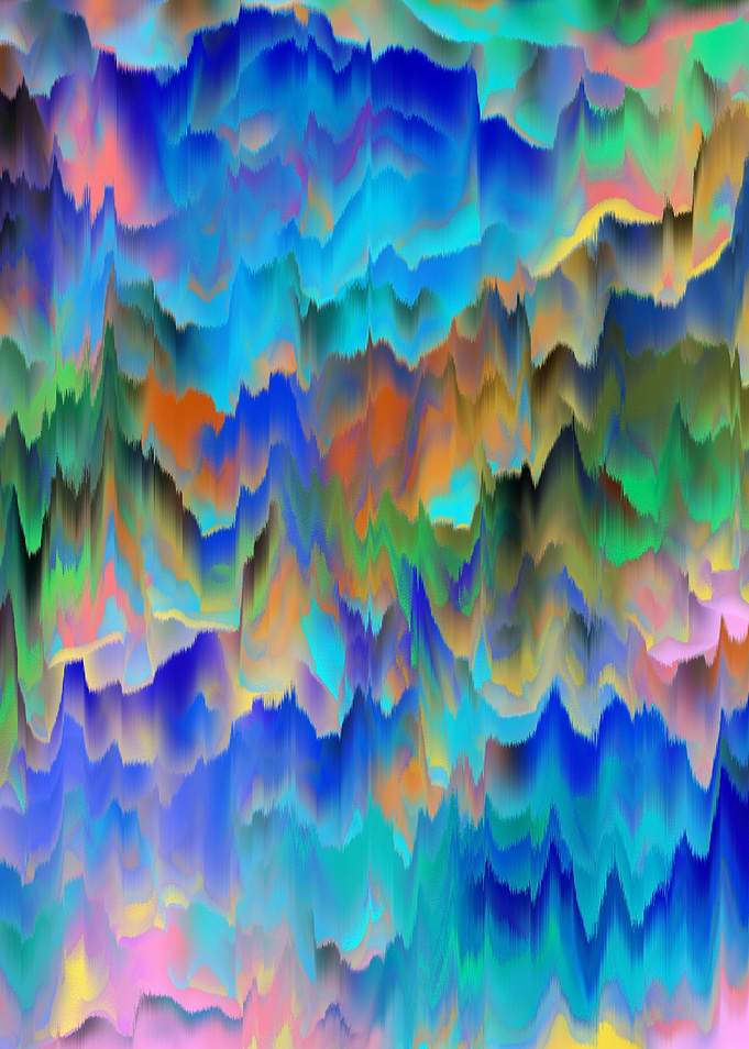 Abstract glitch background