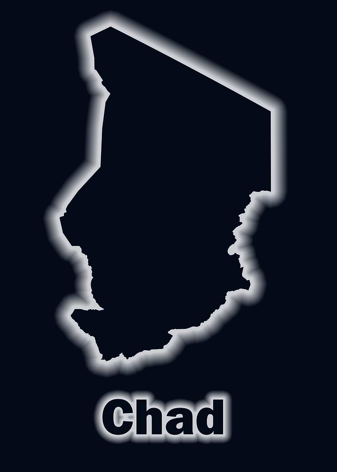 Chad map glow