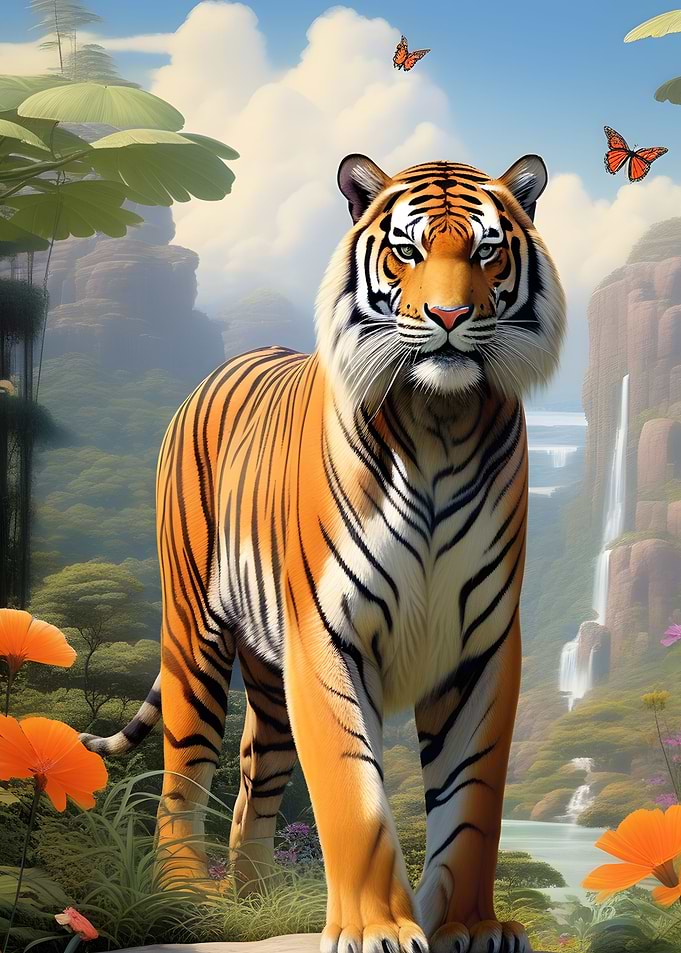 Butterfly Tiger Friend