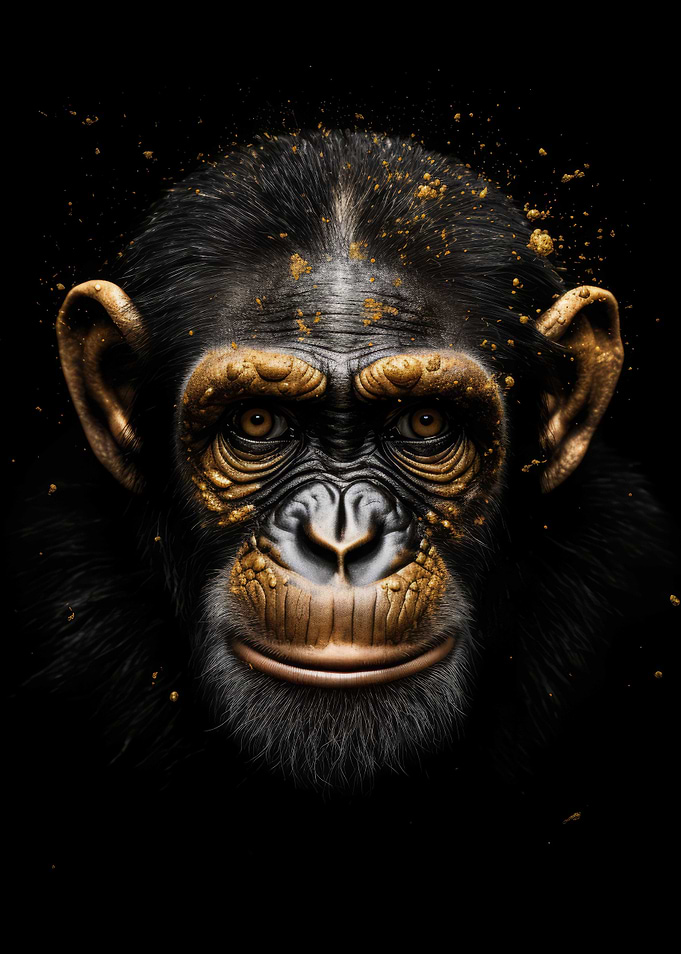 Chimpanzee Gold Dark