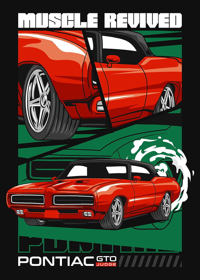 Vintage GTO Judge Car