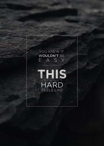 what hard feels like