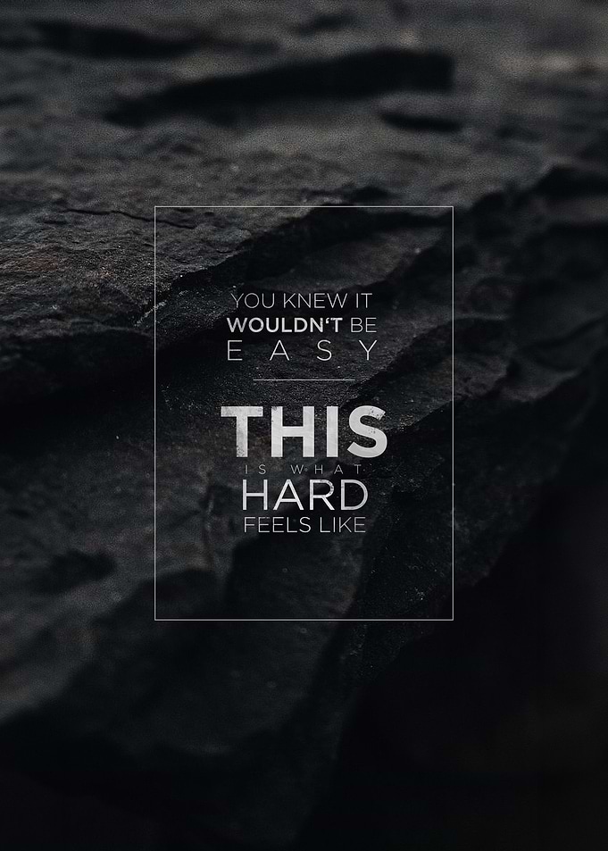 what hard feels like