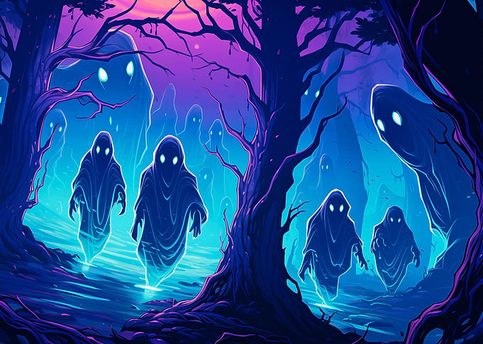 Haunted Forest Art