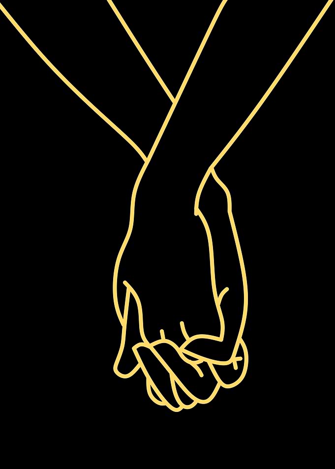 hands line art