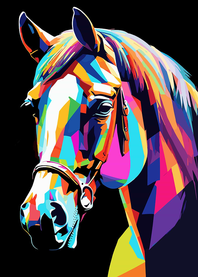 Horse Pop Art